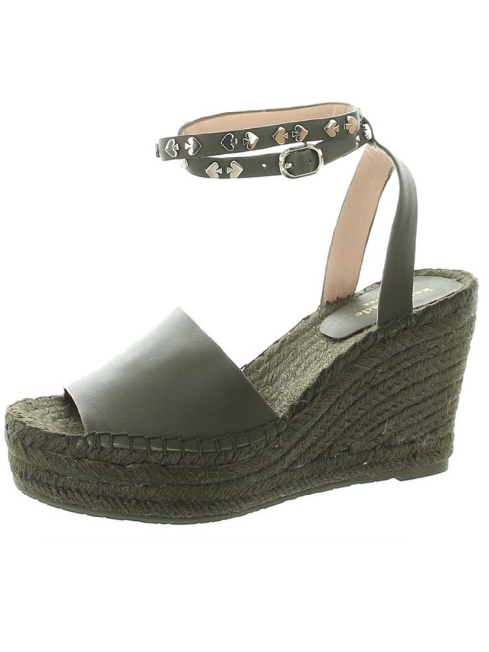 Kate Spade Frenchy Espadrille Wedges Green 8.5